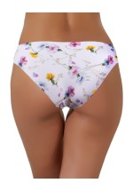 SIMPLY Minimum Seams Knickers Panties - White Floral