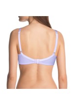 Jacquard Underwired Soft Cup Non Padded Bra in Pink